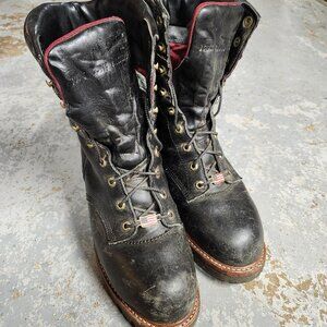 Men's Chippewa Waterproof/Insulated/Steel Toe Logger Boots (14713)